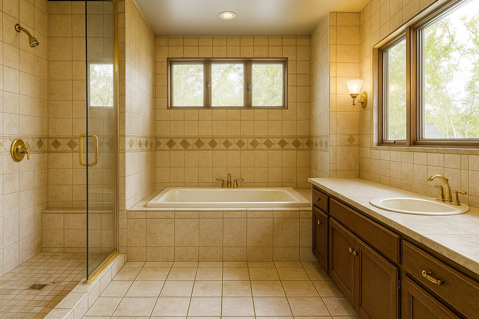 Before view of Bathroom Remodel