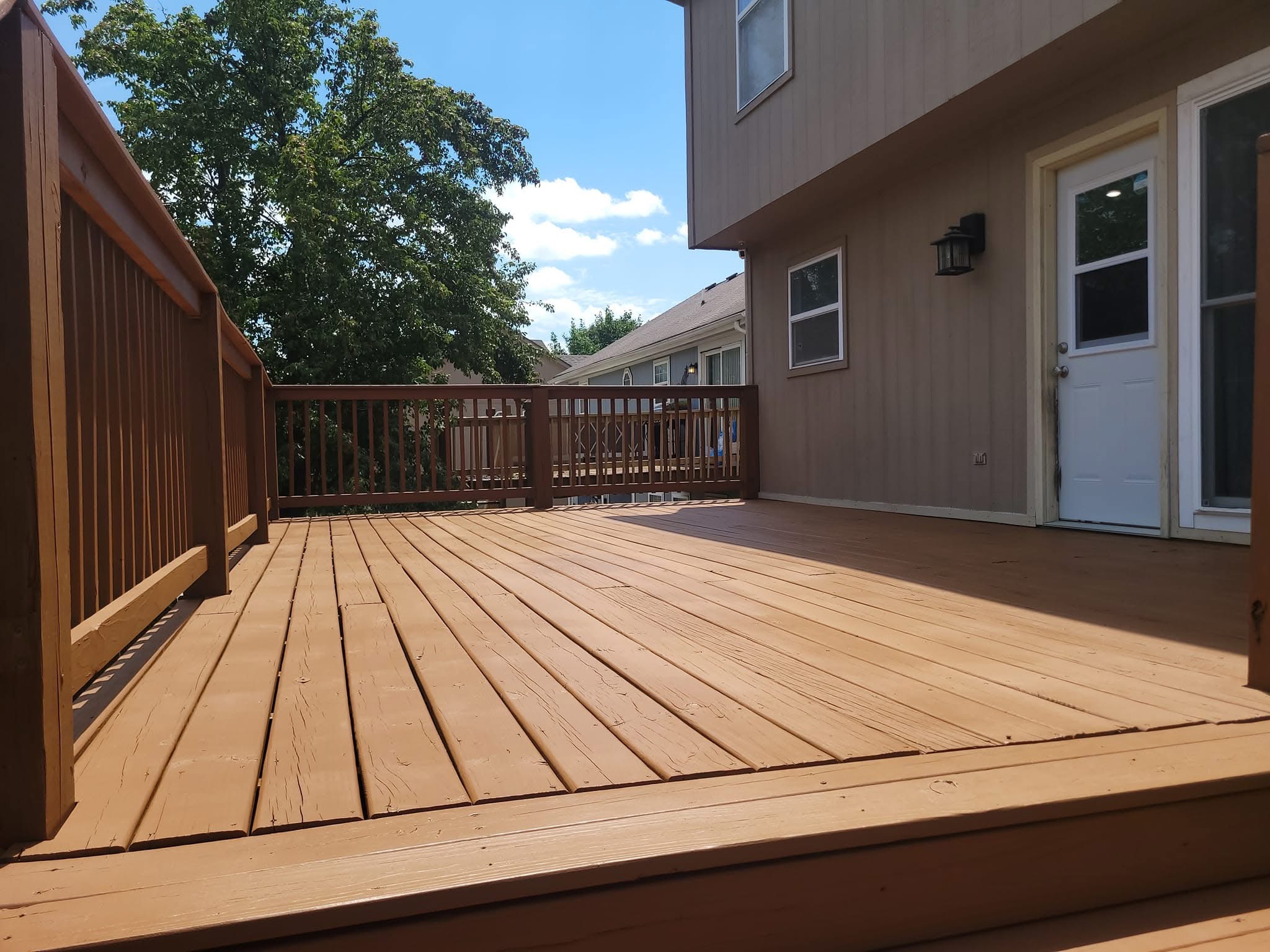 After view of Olathe Deck Build