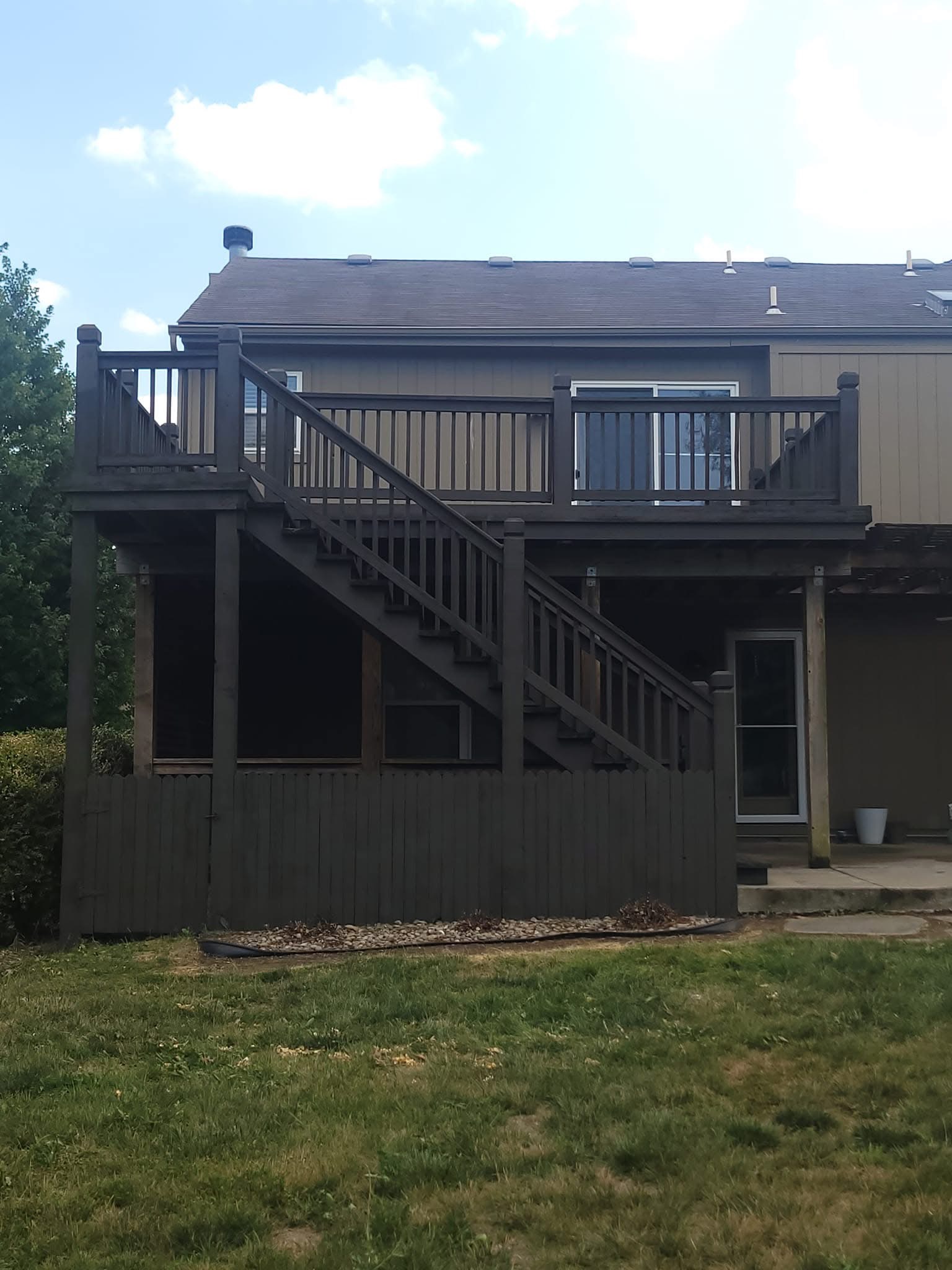 After view of Deck Restoration